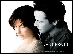 przytuleni, Sandra Bullock, Keanu Reeves, The Lake House, plakat